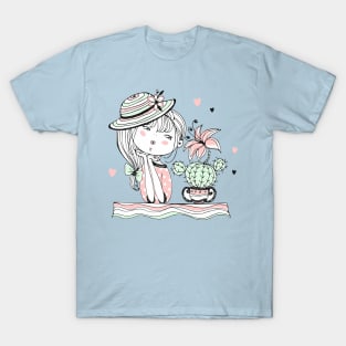 cute cacti girl T-Shirt